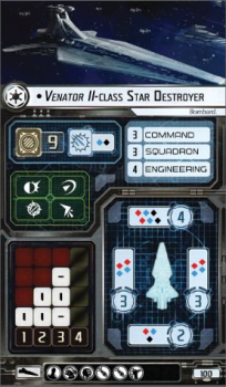 Armada Warlords Fleet Builder Venator II class Star Destroyer